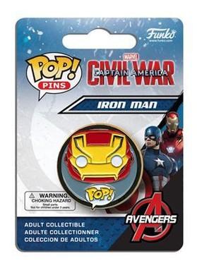 POP! Pins Iron Man - Civil War - Funko Pop