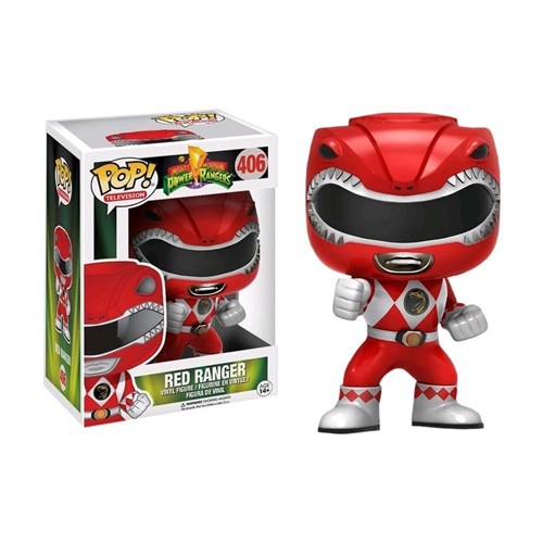 Pop Red Ranger: Power Rangers #406 - Funko