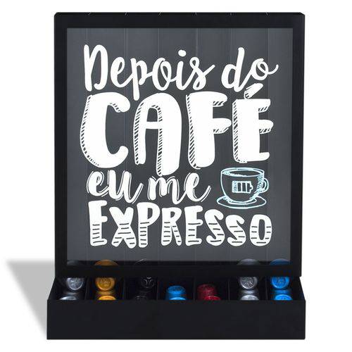 Tudo sobre 'Porta Cápsulas de Café Compatível com Nespresso Bancada'