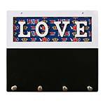 Porta Chaves Love Lousa 19,5x22x5cm - Cia Laser