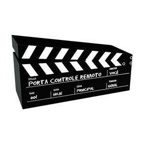 Porta Controle Remoto Cinema Geguton - Preto
