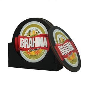 Porta Copos Brahma 6 Peças