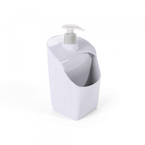 Porta Detergente de Plástico Branco 500ml - Uz - Uz
