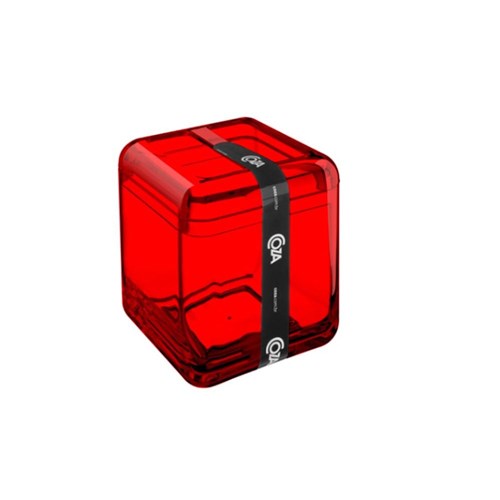 Porta Escova Cube Vermelho - Coza