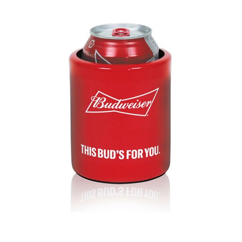 Porta Lata Budweiser 350Ml em Alumínio Pr8237