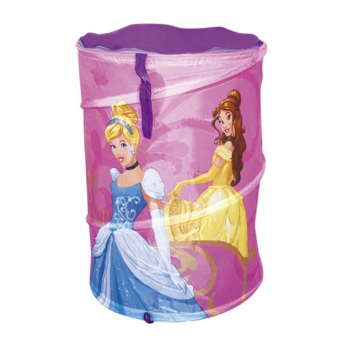 Porta Brinquedos em Poliéster Rosa Princesas Disney Zippy Toys 5916
