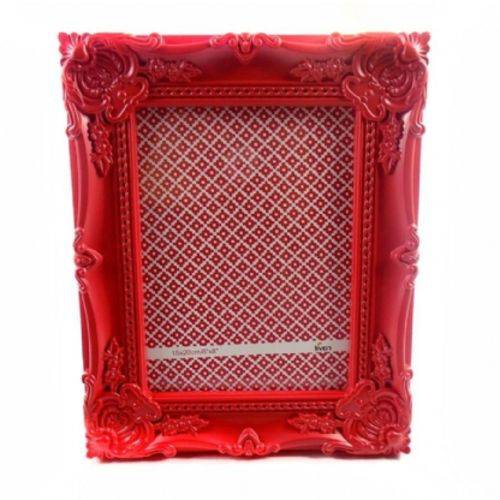 Porta Retrato 15x20cm Plastico Queen Vermelho