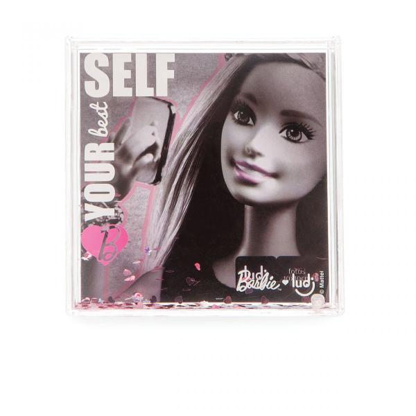 Porta Retrato com Glitter Barbie Love - Ludi