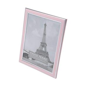 Porta Retrato de Plástico Clean 13cmx18cm Pink Rojemac Rosa
