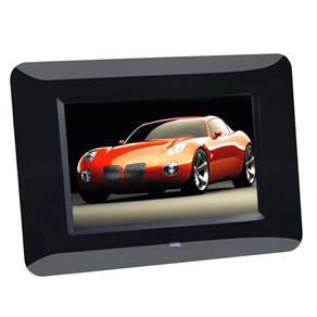 Porta-Retrato Digital Aiptek Soul Preto C/ Tela LCD 7", Entrada USB, Função Calendário e Relógio