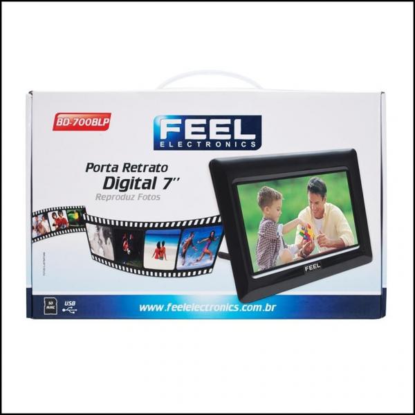 Porta Retrato Digital Feel 7" Bd-700blp