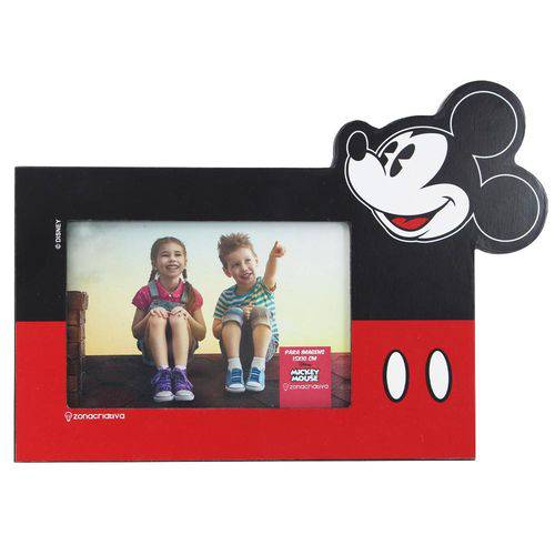 Tamanhos, Medidas e Dimensões do produto Porta Retrato Madeira Formato Mickey