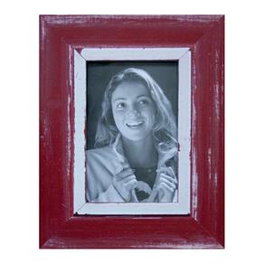 Porta Retratos de Mesa para Foto 10x15 Cm - Vermelho