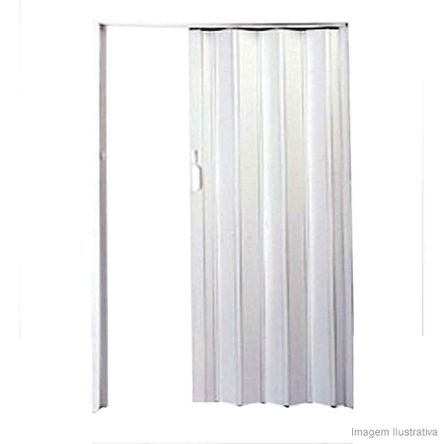 Porta Sanfonada de PVC Plast 210x72cm com Trinco Puntinato BCF