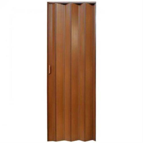 Porta Sanfonada PVC 2.10x90 Mogno - PLASBIL