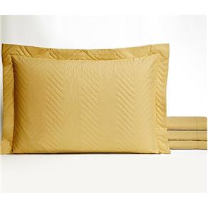 Porta Travesseiro Gold Microfibra - BEGE