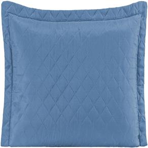 Porta Travesseiro Matelassê Ultrassônico - Azul