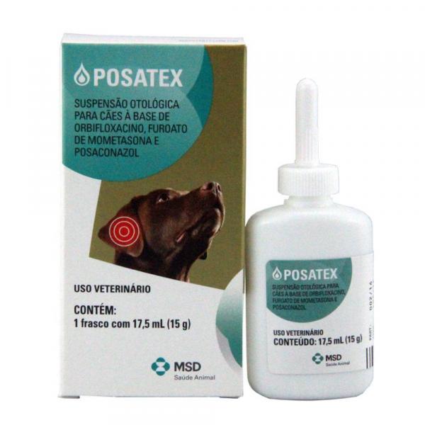 Posatex Tratamento Otites Cães 17,5ml - Msd