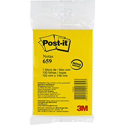 Post-it 659 Amarelo 100 Folhas 102x152mm - 3M