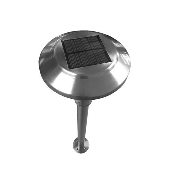 Poste Solar Inox com Sensor de Presença Ecoforce