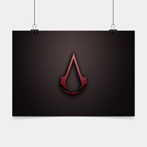 Poster Game Adesivo Assassins Creed PG2824