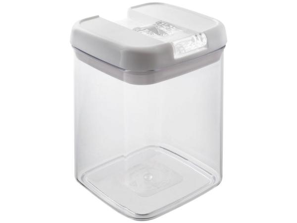 Pote Hermético Quadrado com Tampa - 1,8L Brinox Flip