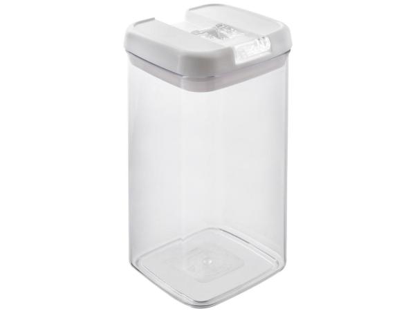 Pote Hermético Quadrado com Tampa - 1,2L Brinox Flip