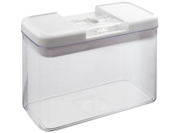 Pote Hermético Retangular com Tampa - 1,8L Brinox Flip