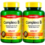 2 Potes Complexo B - 60 cápsulas - Maxinutri