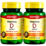 2 Potes Vitamina D 60 Cápsulas Maxinutri