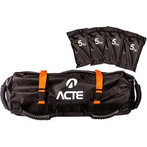 Power Bag Acte Sports T98 para Treinamento Funcional e Crossfit Compartimentos Vazios