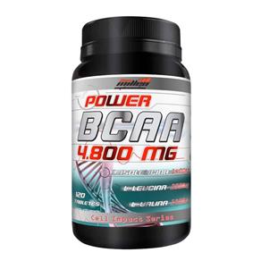 Power BCAA 4800mg - New Millen - Natural - 120 Tabletes