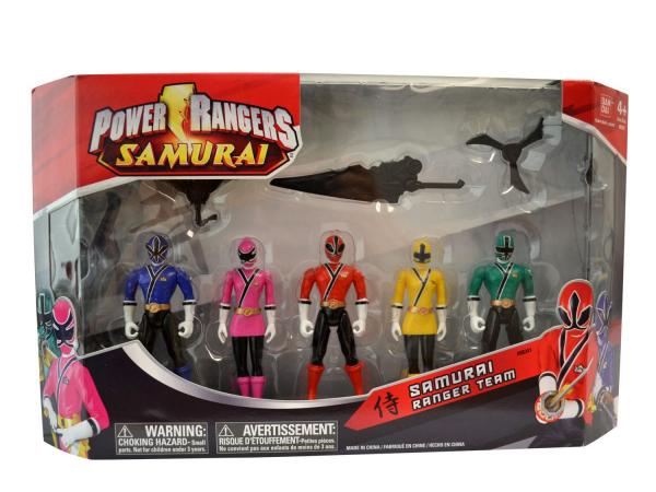 Tudo sobre 'Power Rangers Samurai com 5 Bonecos - Sunny Brinquedos'