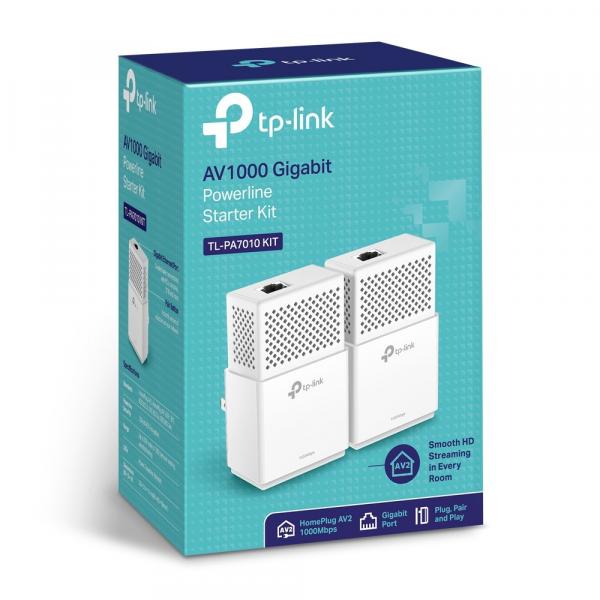 Powerline Starter Kit Tl-pa7010 Kit Tp-link Av1000 Gigabit - Tp Link