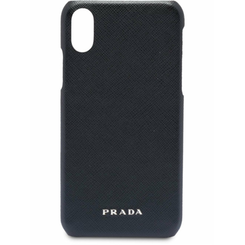 Prada Leather IPhone X Case - Preto