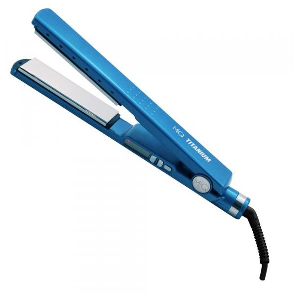 Prancha Bivolt Titanium Azul Lisa Mq Hair para Progressiva