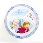 Prato com Divisória Infantil Frozen Disney - Gedex