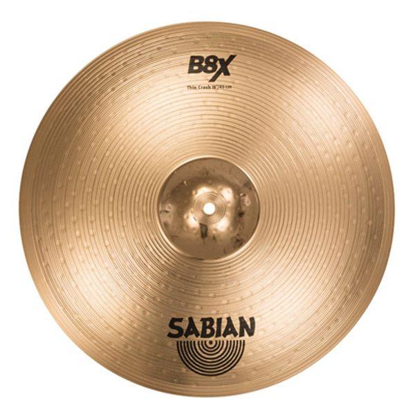 Prato de Ataque para Bateria 17 Pol Crash Thin B8x Sabian