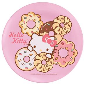 Prato Flat Tableware Hello Kitty - Rosa
