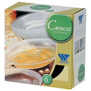 Prato Fundo Cristal Caracol 6 X 6 Wheaton