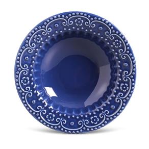 Prato Fundo Esparta Cerâmica 6 Peças Porto Brasil - Azul