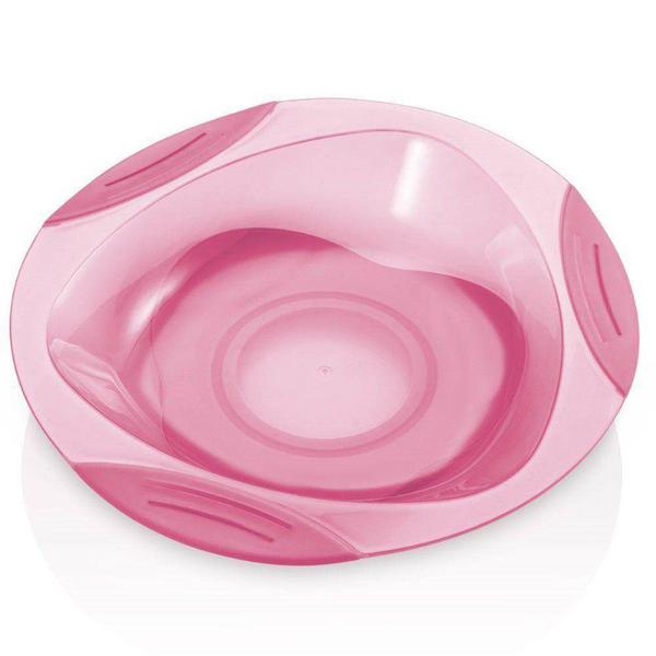 Prato Funny Meal Raso C/ Ventosa Rosa BB050 - Multikids