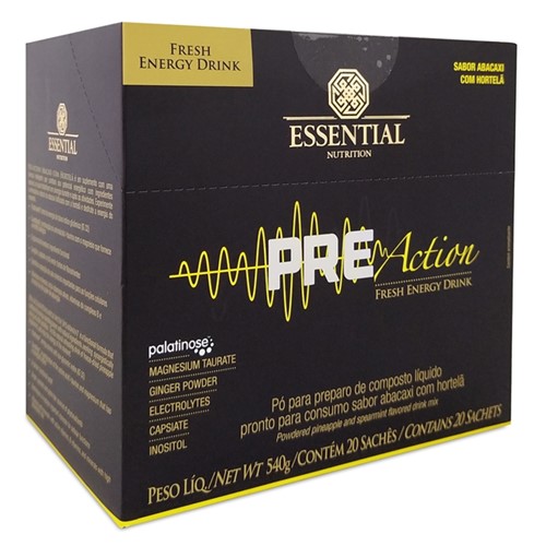 PRE-ACTION ENERGY DRINK - Essential Nutrition - FO364085-1