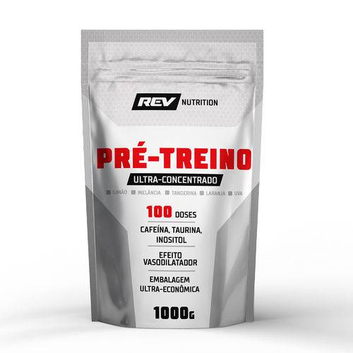 Tudo sobre 'Pré Treino - 1000g - Rev Nutrition'