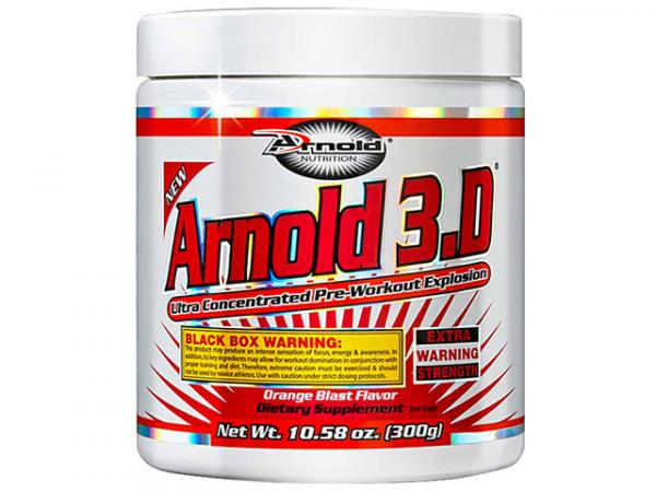 Pré-Treino Arnold 3D Laranja 300g - Arnold Nutrition