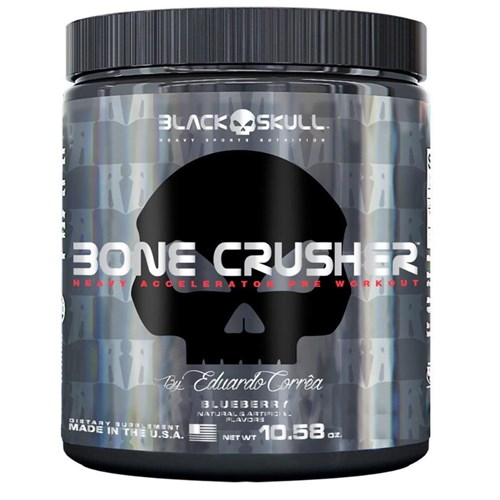 Pre-Treino Bone Crusher 150G - Black Skull