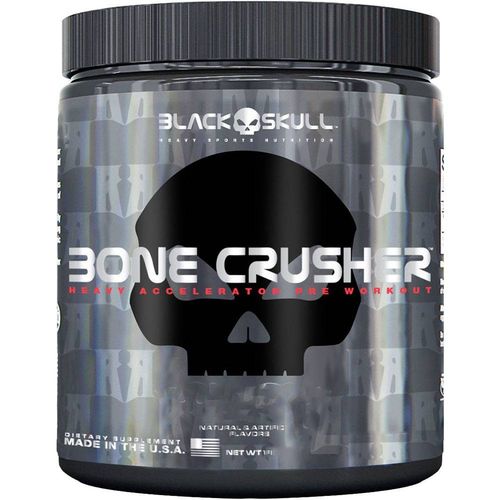 Pré Treino Bone Crusher (150g) - Sabor Fruit Punch - Black Skull