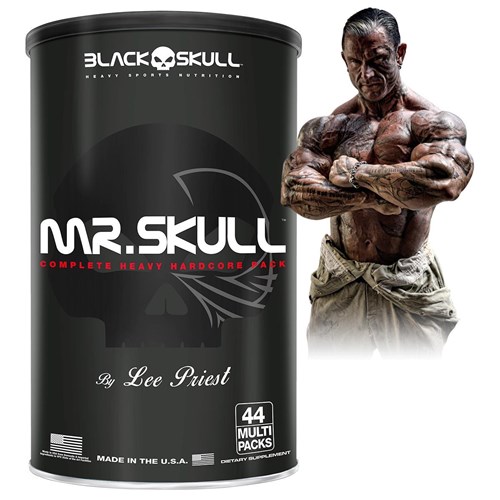 Pré Treino Mr. Skull C/ 44 Packs - Black Skull