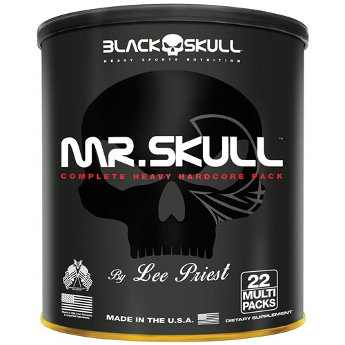 Pré Treino Mr. Skull C/ 22 Packs - Black Skull