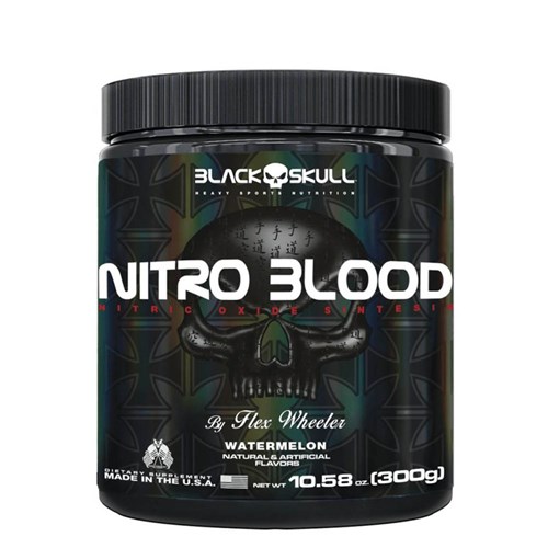 Pré Treino Nitro Blood Melancia - Black Skull